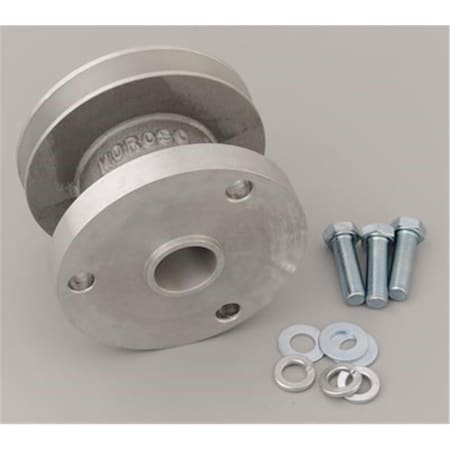 Moroso Cast Aluminum 50 Percent Crankshaft Pulleys, Natural M28-64100